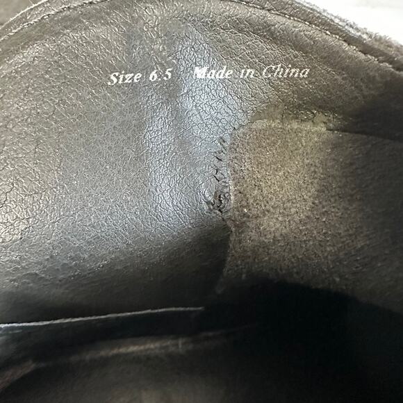 Dolce Vita Tucker Ankle Booties Dark Gray Womens Size 6.5 Suede Leather Mid Top - Picture 7 of 7